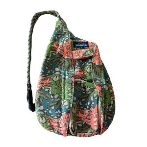 Kavu Mini Rope Sling Bag Floral Fauna